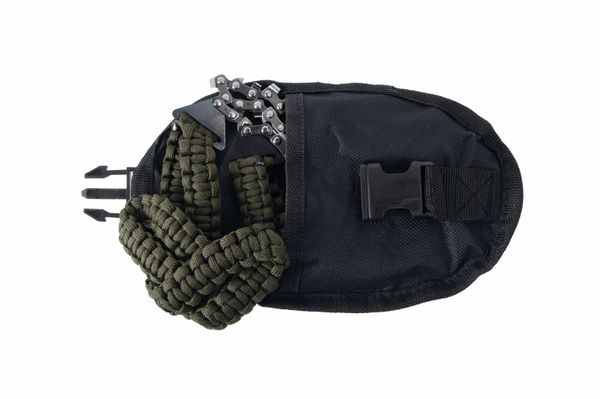 PARACORD Taschen-Kettensäge / schwarz
