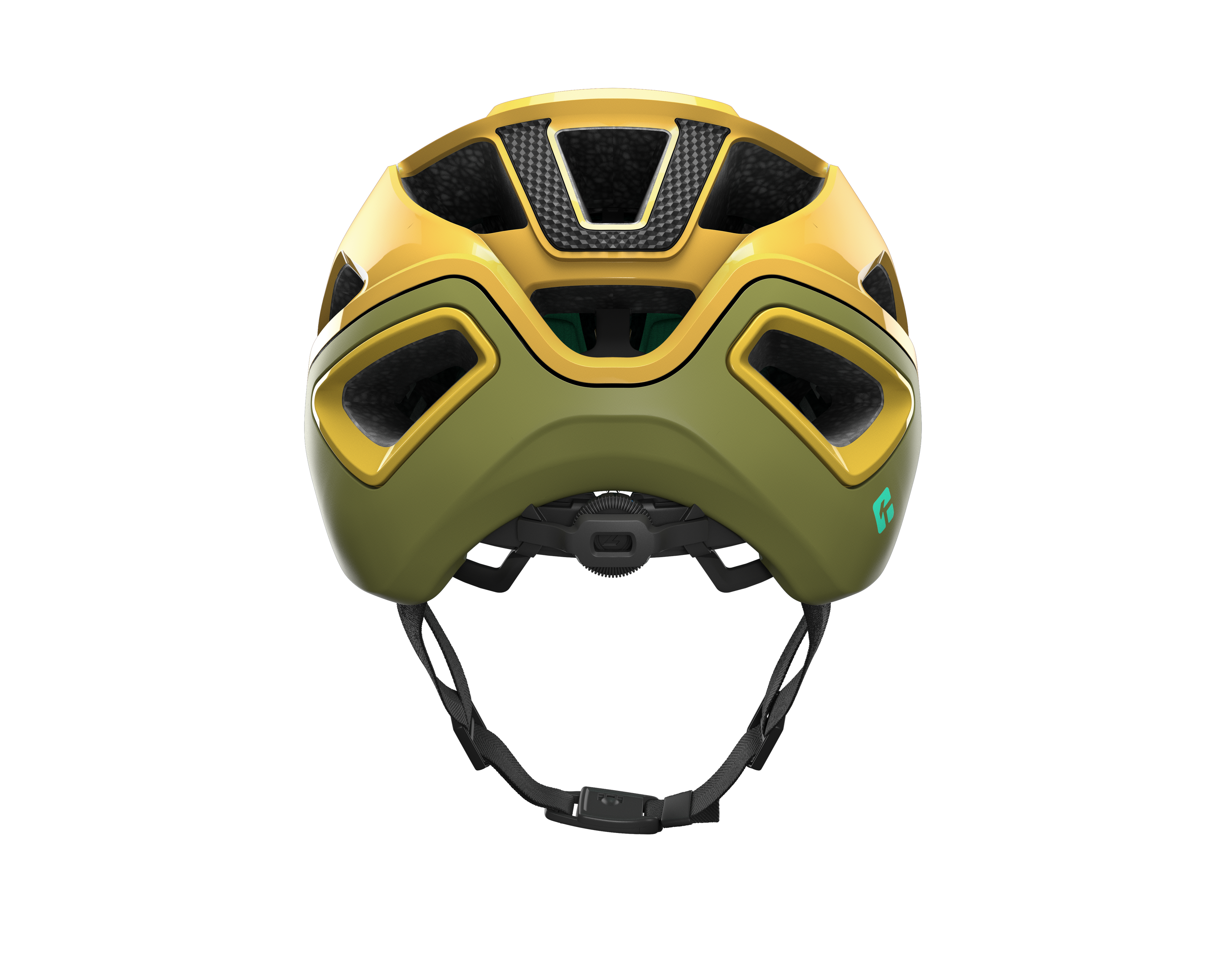 LAZER Unisex MTB Jackal KinetiCore Helm / gold green / L