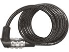 Abus Spiralkabelschloss 3506C Code / black