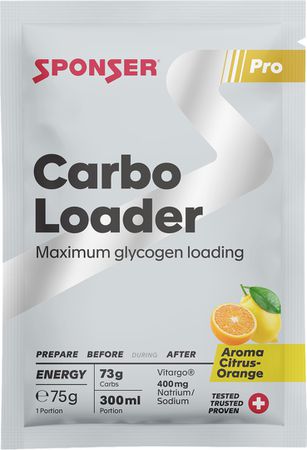 Carbo Loader, CITRUS-ORANGE Display (15 x 75 g)