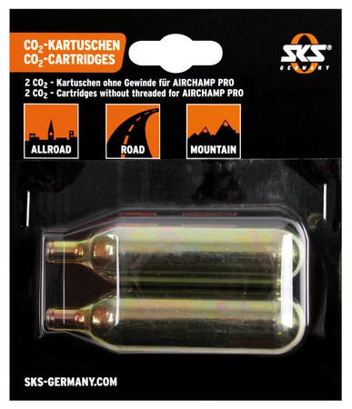 CO2-Patronen ohne Gewinde