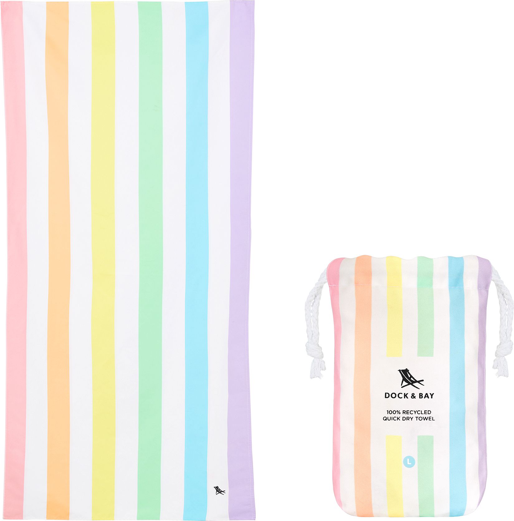 Beach Towels Large / unicorn waves