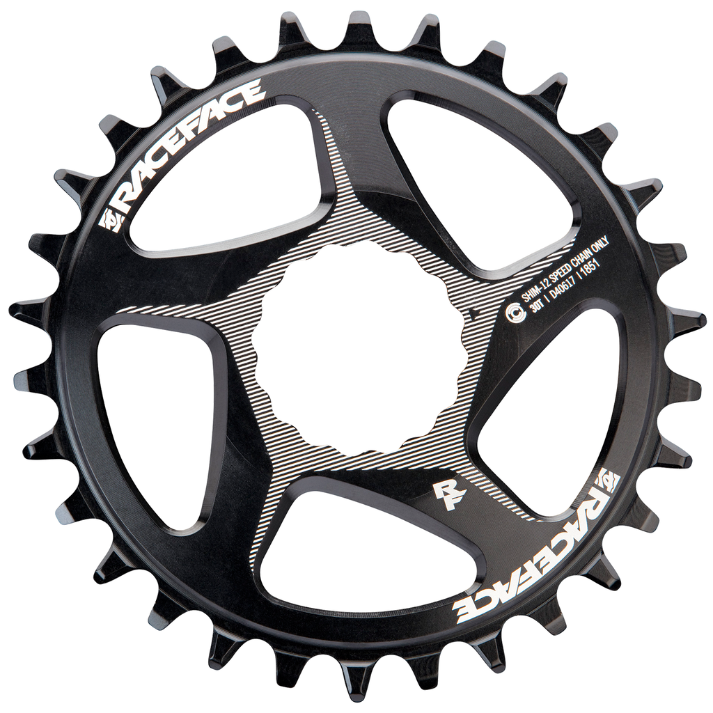 RaceFace DM ALU Chainring Shimano 1x12SPD 52CL / black / 30T