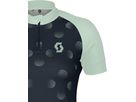 ENDURANCE 30 Damen-Kurzarmtrikot / dark blue/fresh green / M