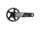 ERA Cinch Crankarm DM (RF136) / carbon/green / 165mm