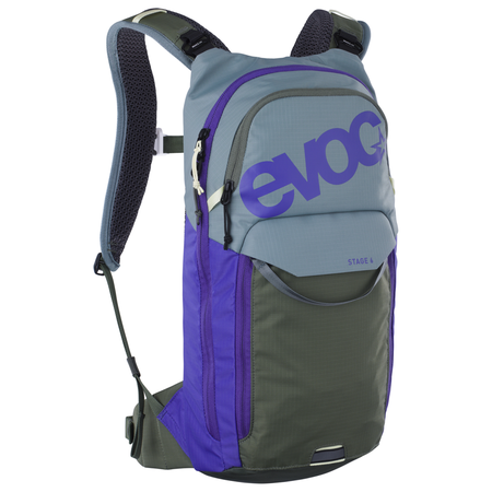 Stage 6L Backpack + 2L Bladder / steel/violet/dark olive