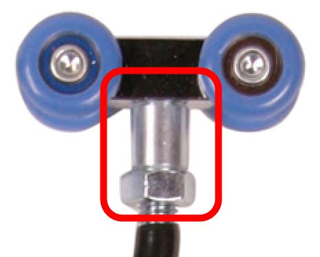 ROLLERFLEX+ Velohaken, Reifenbreite bis 2.6" / schwarz / 70 x 380mm