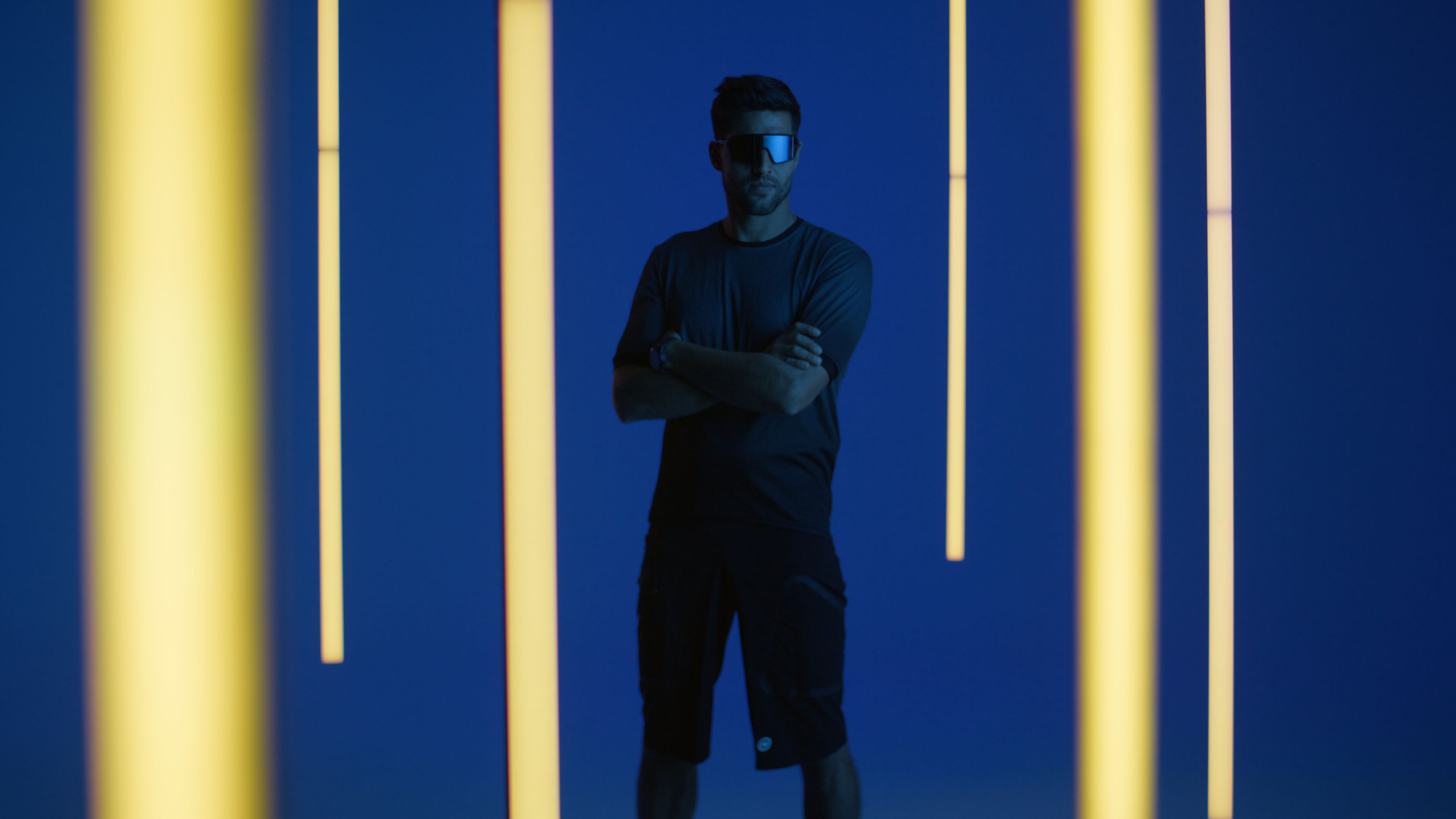 REV Sportbrille / onyx black / M