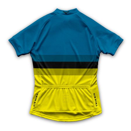 THE SOLOIST Damen-Kurzarmtrikot / cyan / XL