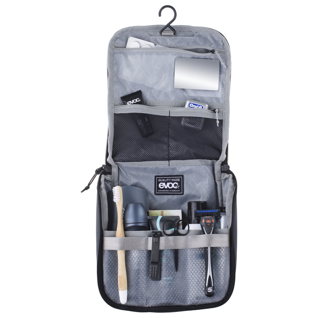 Wash Pouch / carbon grey/black