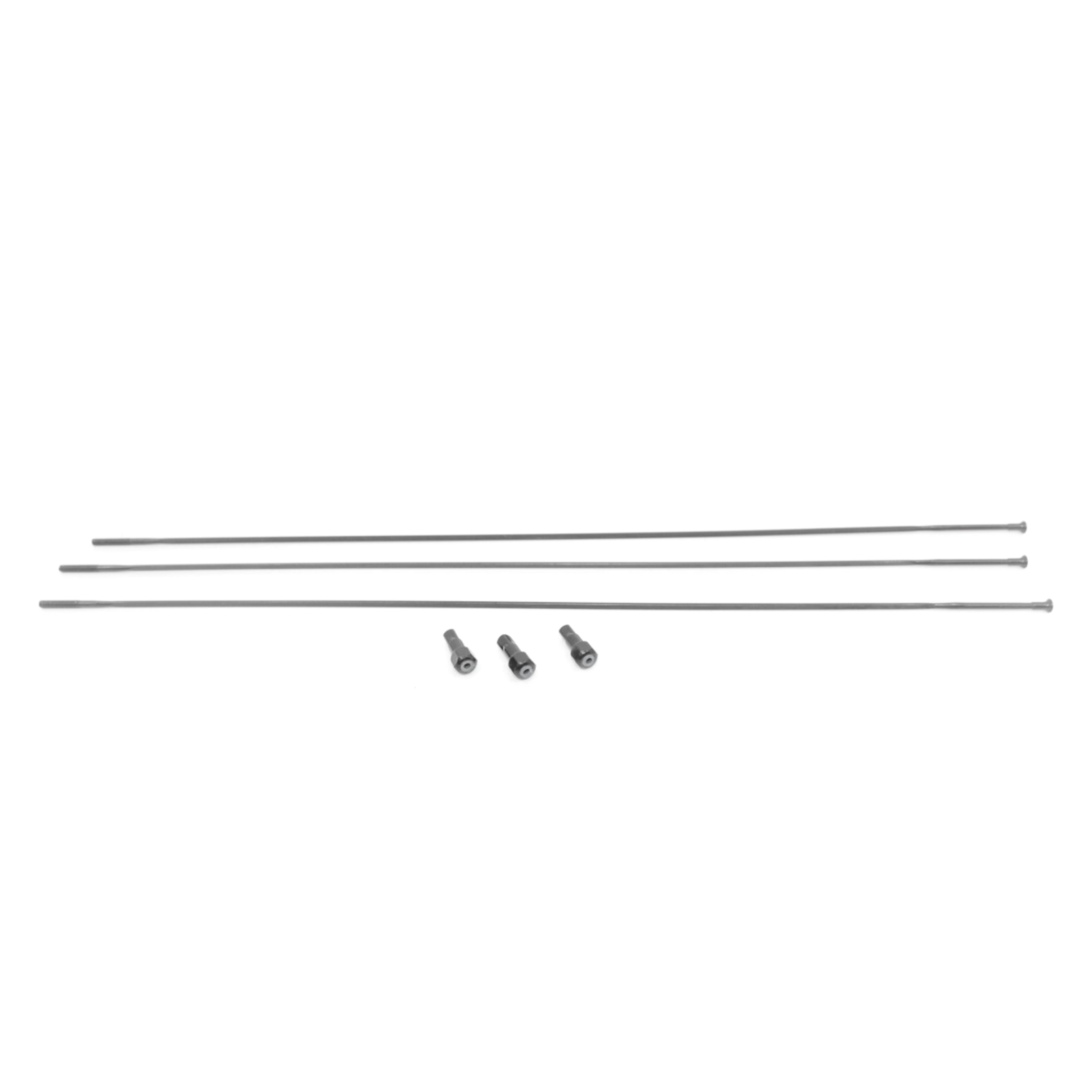 Spoke and Nipple 281mm Straight Roam 50 27.5 Qty 3 / black