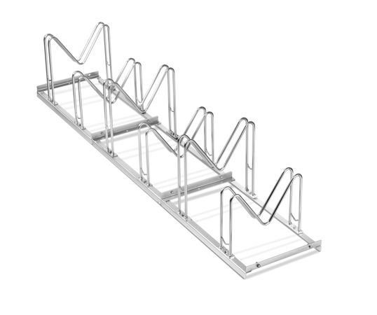 PARKER Veloständer 2er / silber / Bügel-Innenbreite 60mm