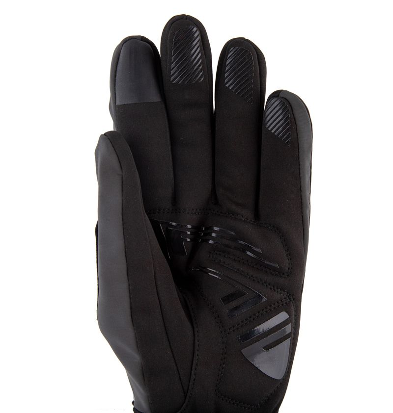 BEAM LIGHT reflektierende Unisex-Softshell-Handschuhe / schwarz / 3XL=12