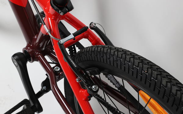 FLiZZi 20 RIEMEN Kindervelo / rot/dunkel / 20 ZOLL
