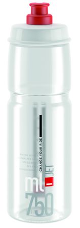 Bidon Jet transparent-rot / transparent-rot / 750 ml