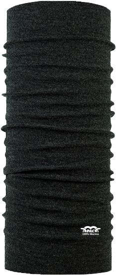 MERINO WOOL Schlauchschal / multi anthrazit
