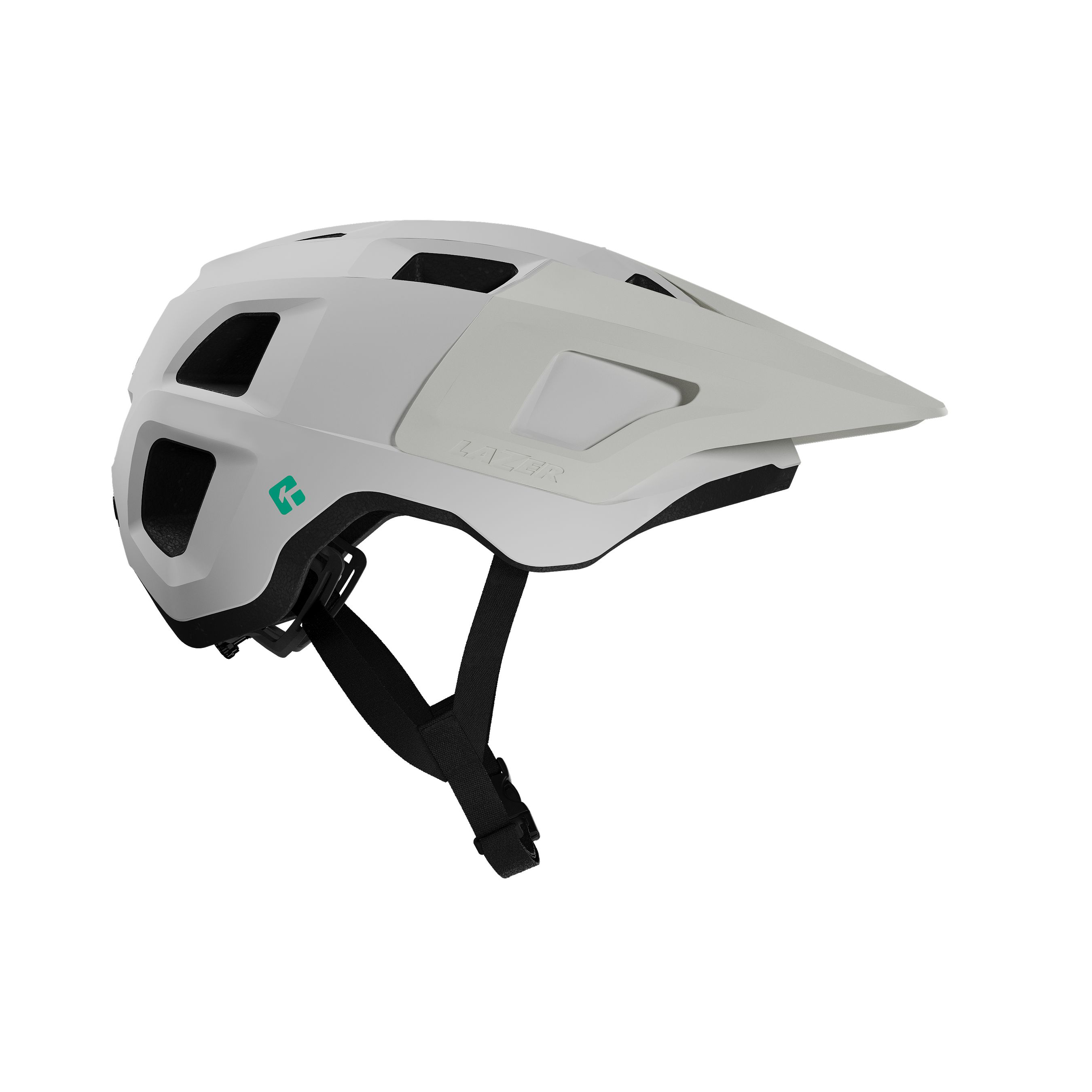 LAZER Unisex MTB Finch KinetiCore Helm / matte white