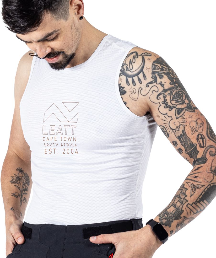 Shirt Sleeveless Base / white / L