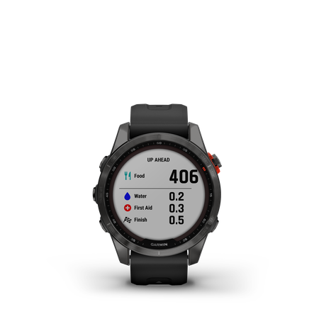 FENIX 7S SOLAR Multisportuhr 42mm / schiefergrau mit schwarzem armband