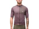 ODYSSEY MERINO Herren-Gravel-Kurzarmtrikot / raisin purple / XL