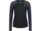 TARN Damen-Merino-Langarmshirt / black/9 iron / S