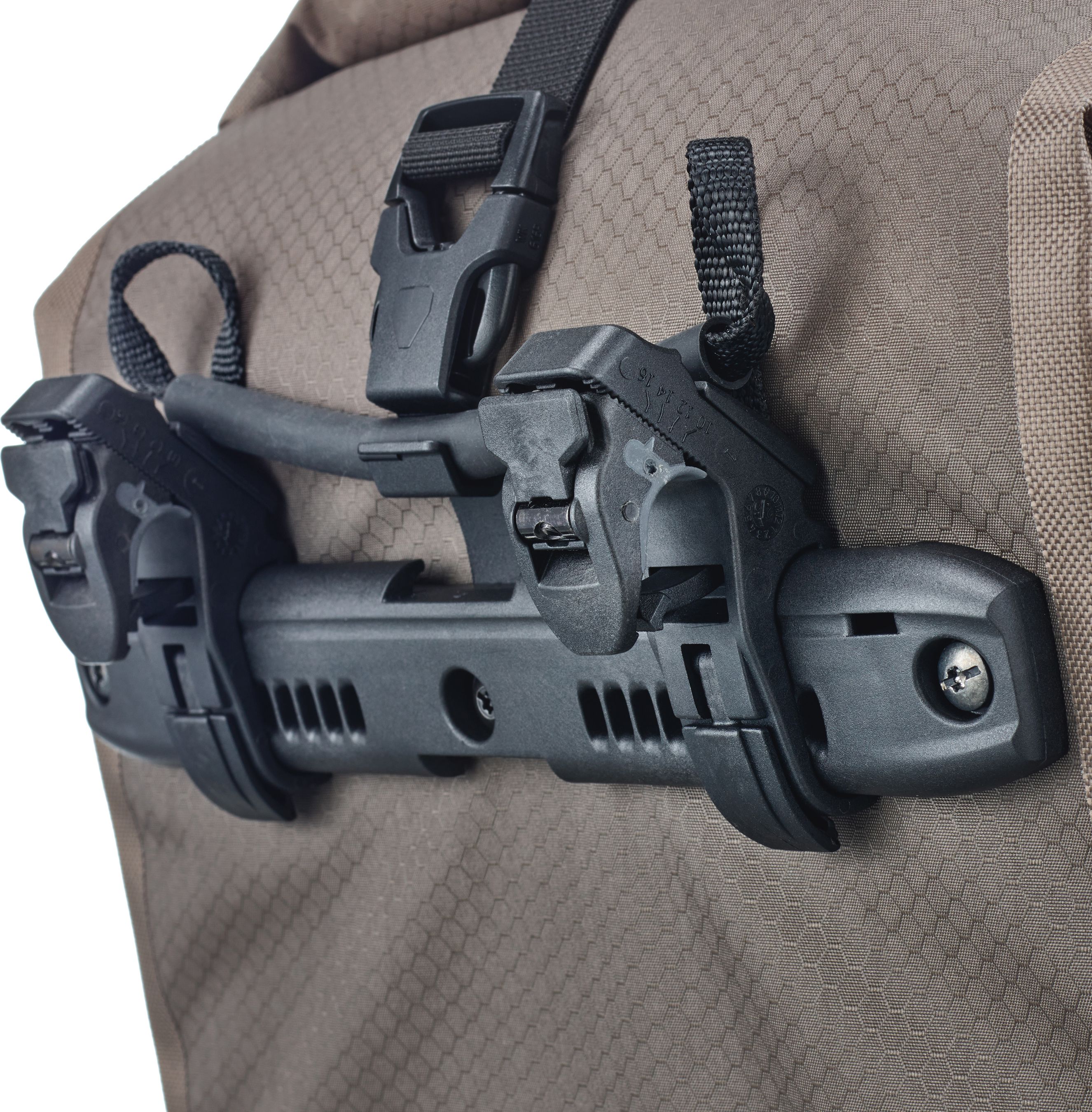 GRAVEL-PACK QL2.2 Universaltaschen (Paar) / dark sand / 2x14.5l