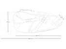 BACKCOUNTRY SADDLE PACK 10L Satteltasche / grau / 10L