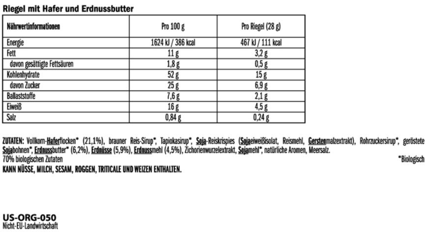 BAR MINIS, 10x28g / CRUNCHY PEANUT BUTTER