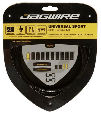 UNIVERSAL SPORT Schaltkabelset / schwarz