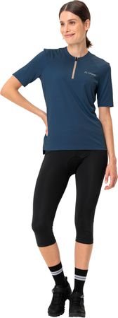 TREMALZO Q Damen-Kurzarmtrikot / dark sea / 38