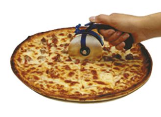 PZT-2 Pizza-Schneider / blau silber