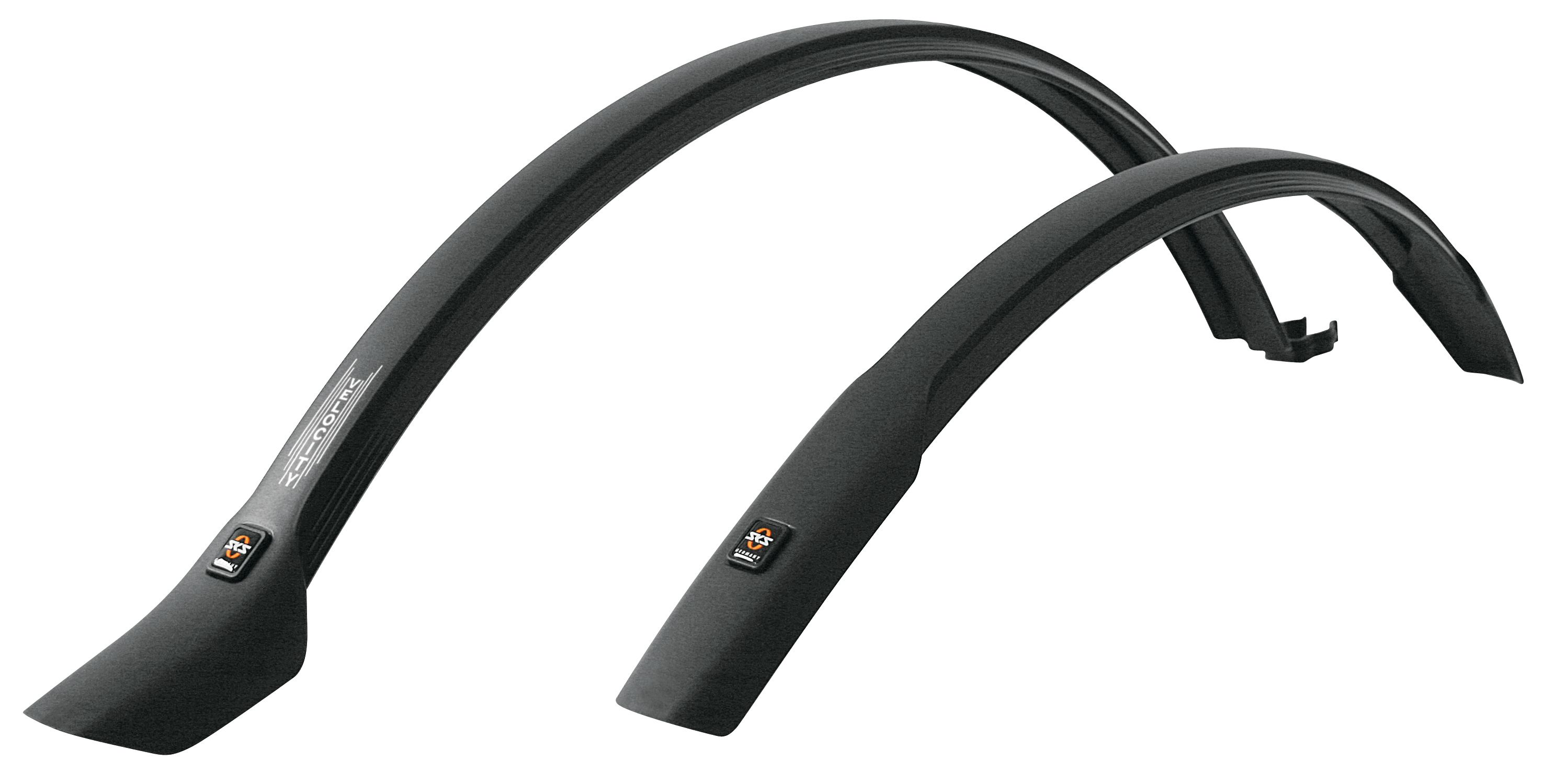 Steckschutzblechgarnitur Velo 42 Urban 28 schwarz / schwarz