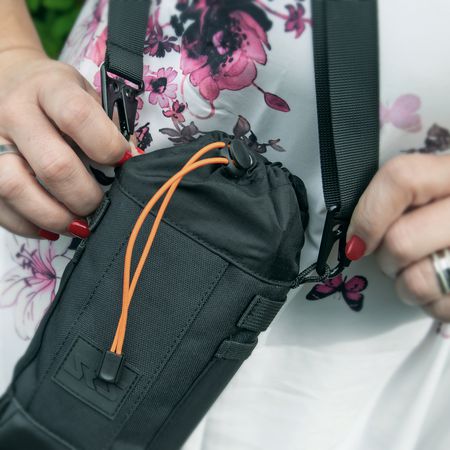 Lenkertasche Urban Stem Bag / schwarz, orange