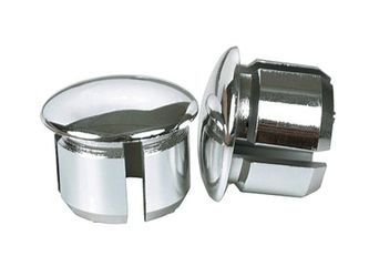 ROAD PLUGS Lenkerend-Plugs / silber / 20.6mm