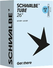 SCHWALBE STANDARD Schlauch Clik / 26", SCV13, 40mm, 40/62-559
