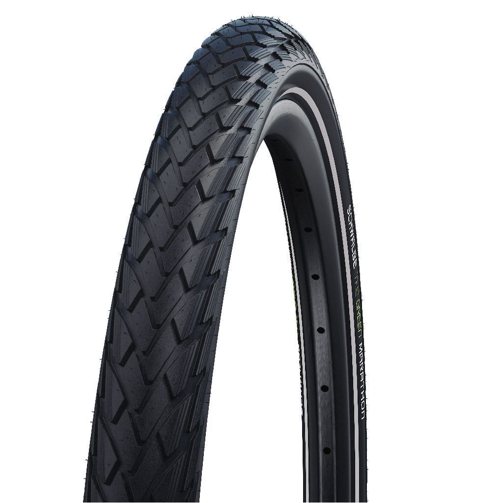 GREEN MARATHON Perf. Reifen / Black+Refl. / 28x1.50, 700x38C, 40-622