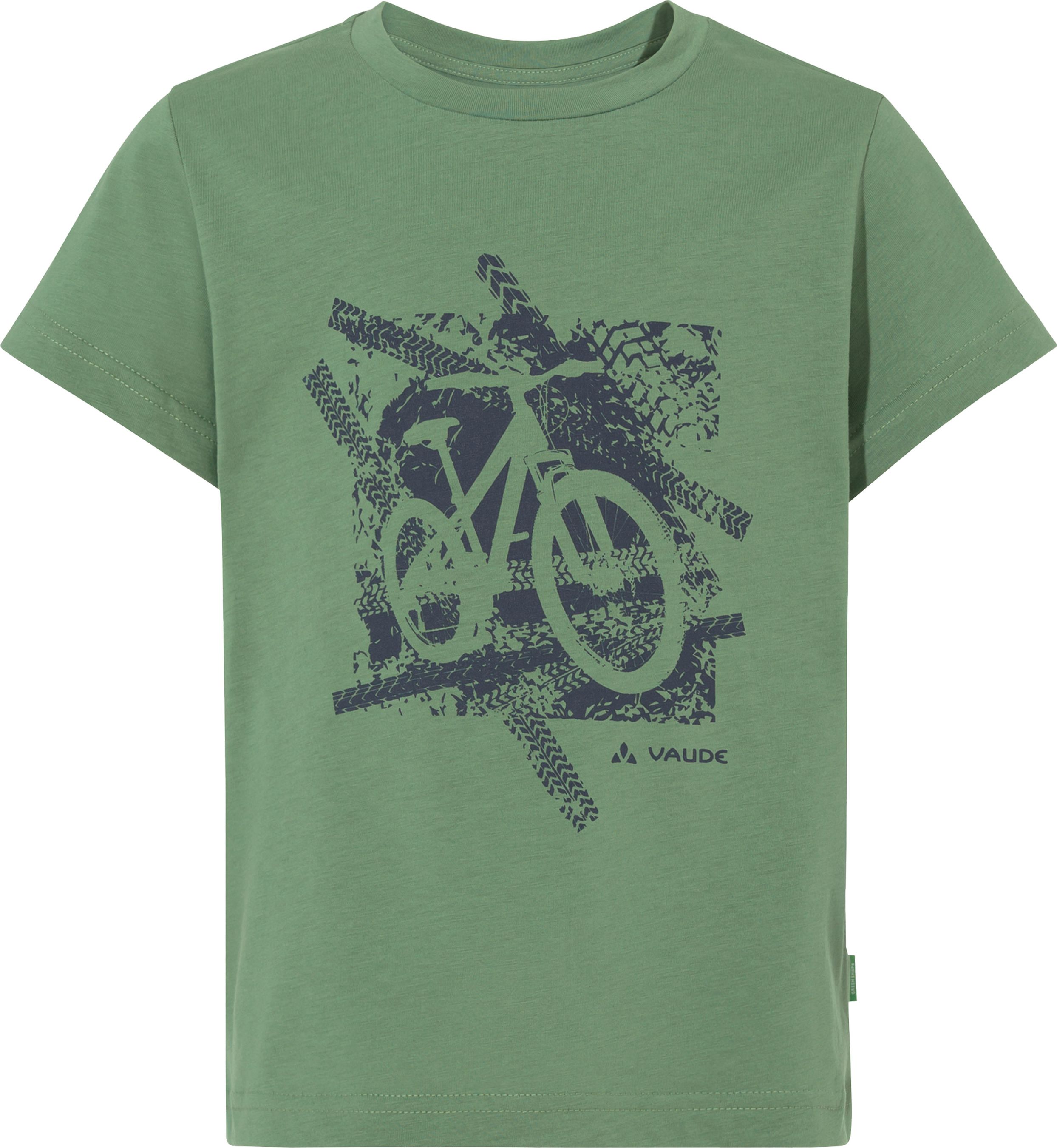 LEZZA Kinder-Kurzarmshirt / willow green/dark sea / 122/128