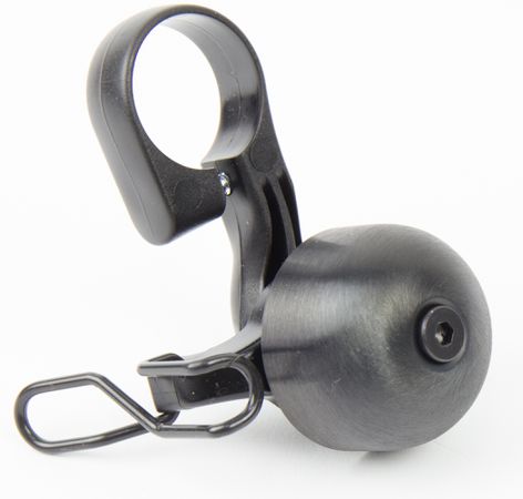 Glocke E-Bike Neu-Silber 22.2mm auf Karte / schwarz