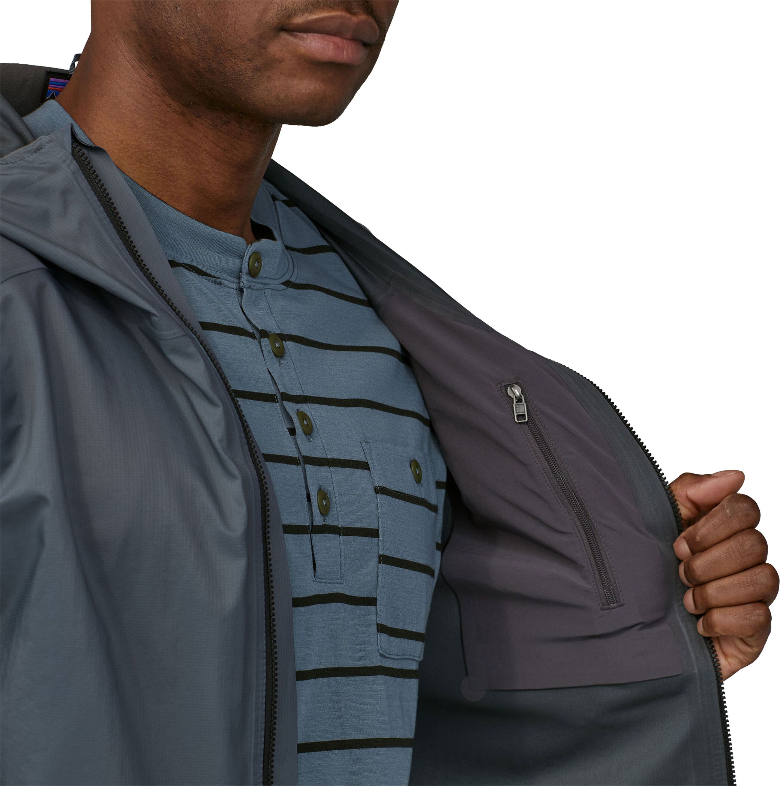 DIRT ROAMER Herren-Windjacke / plume grey / XXL