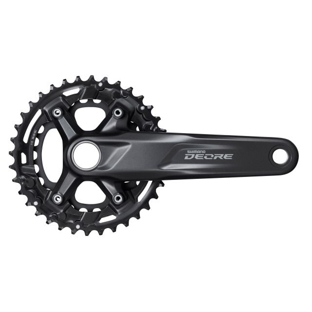 Kettenradgarnitur Deore FC-M5100 Double 11-Gang / schwarz / 175mm / 51.8mm