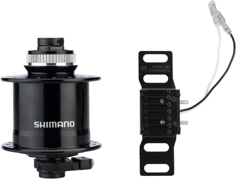DH-UR705 Nabendynamo 12 mm Steckachse, Scheibenbremsen / schwarz / 32-Loch