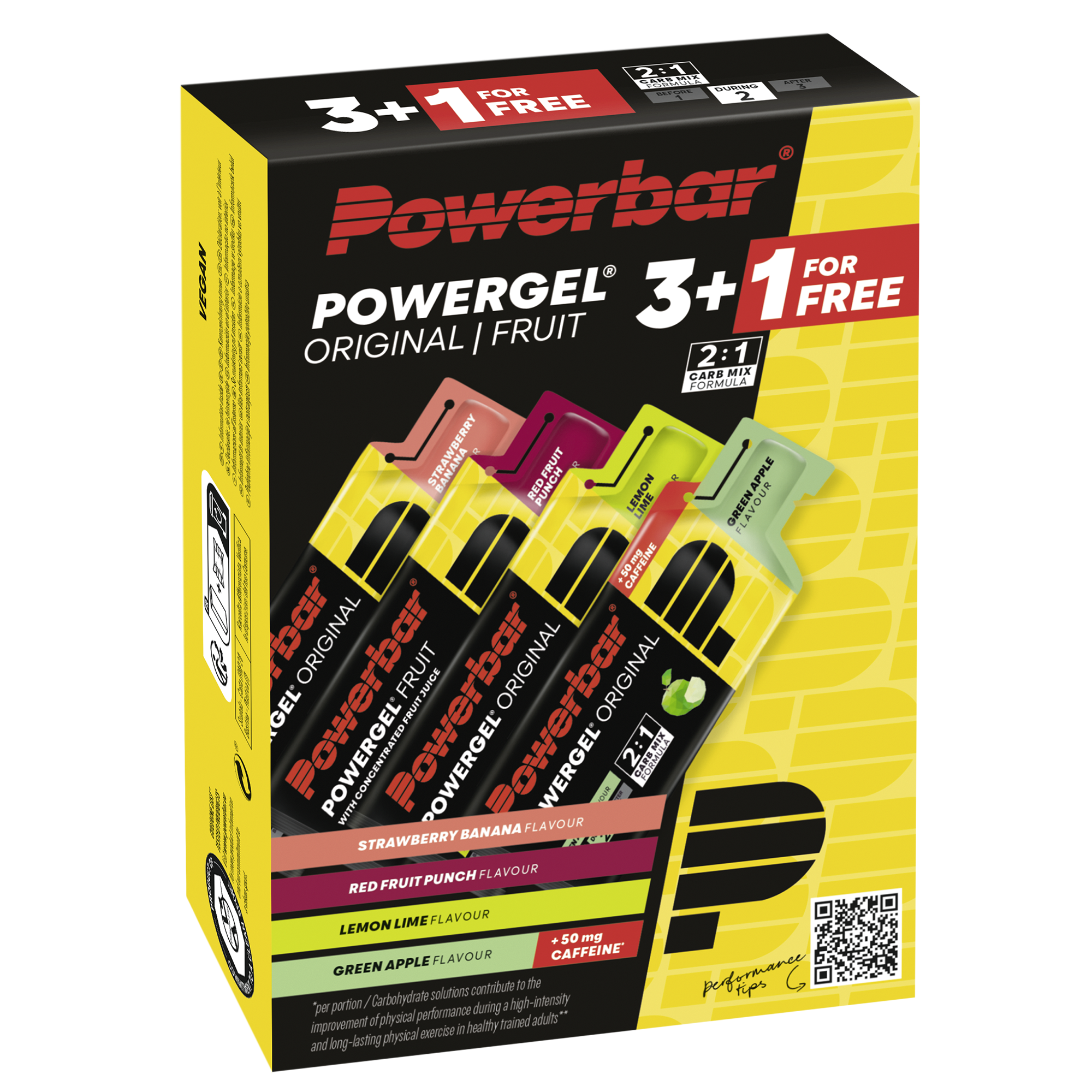 POWERGEL C2 MAX PROMO 3+1, 4 Aromen
