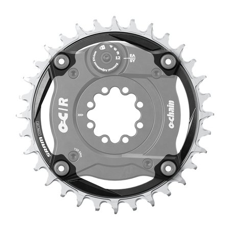 Chainring XX Eagle AXS Transmission 104BCD Ochain / black / 32T