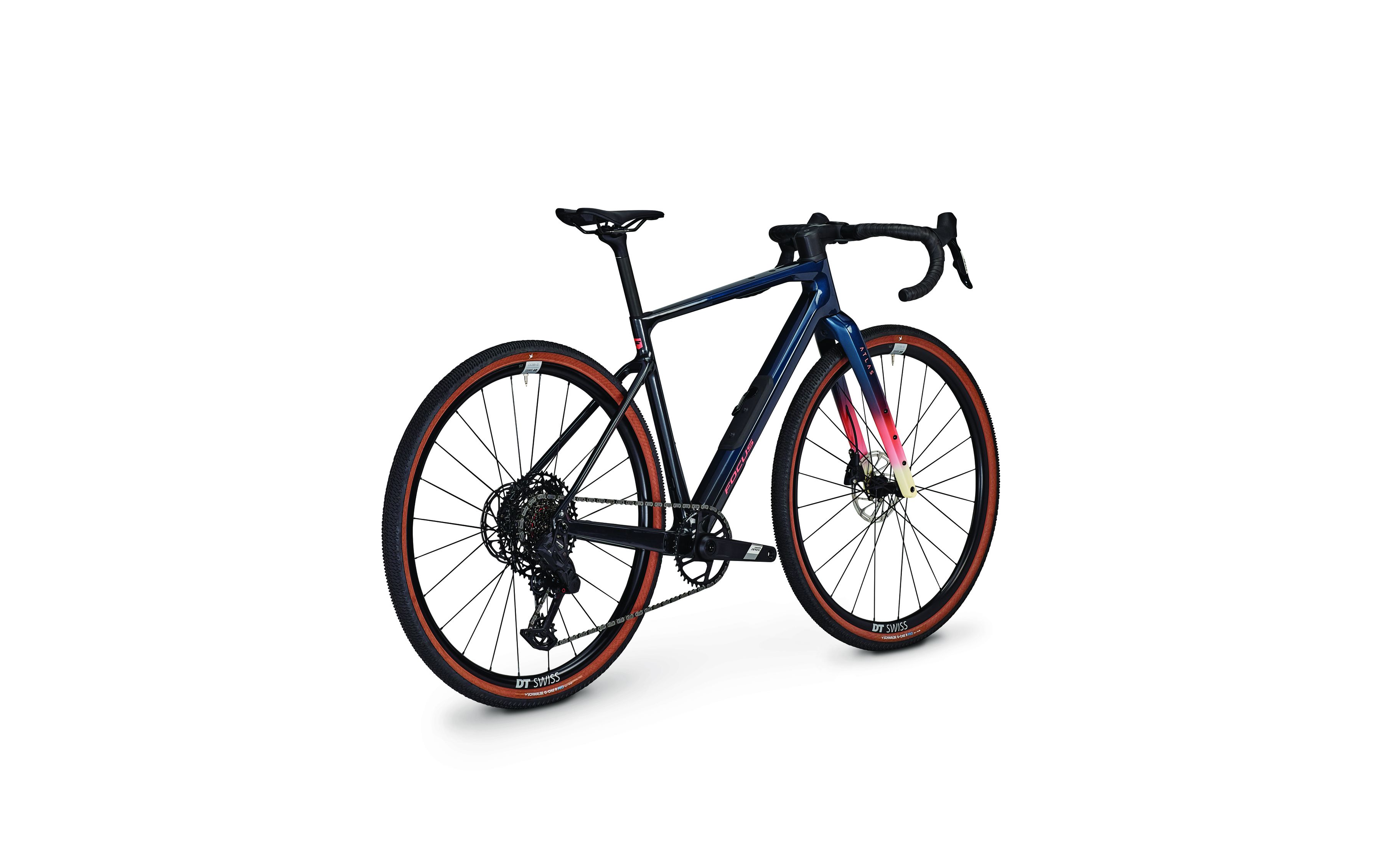 ATLAS 8.8 Gravelbike / Azurblue/Diamondblack / S