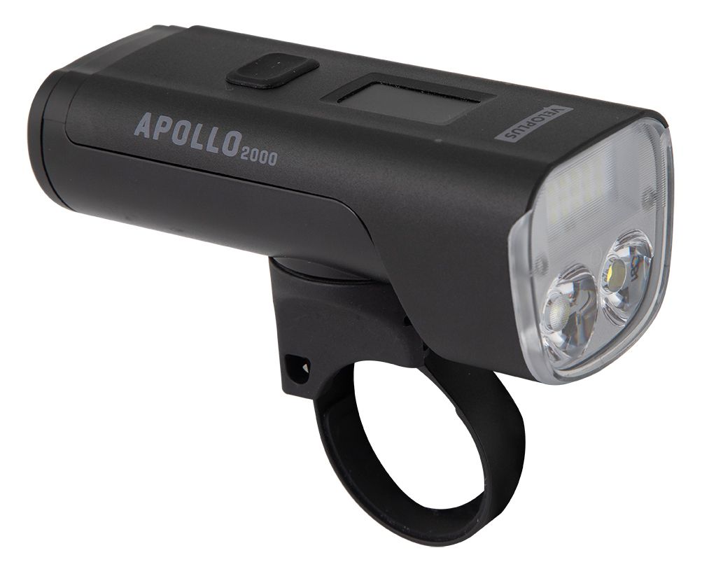 APOLLO 2000 Scheinwerfer / schwarz / 2000 Lumen, USB-C