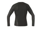 M GWS BASE LAYER Herren-Langarmshirt mit Windstopper / schwarz / L