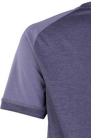 TECH LOGO Damen-Kurzarmshirt / somber amethyst / 38