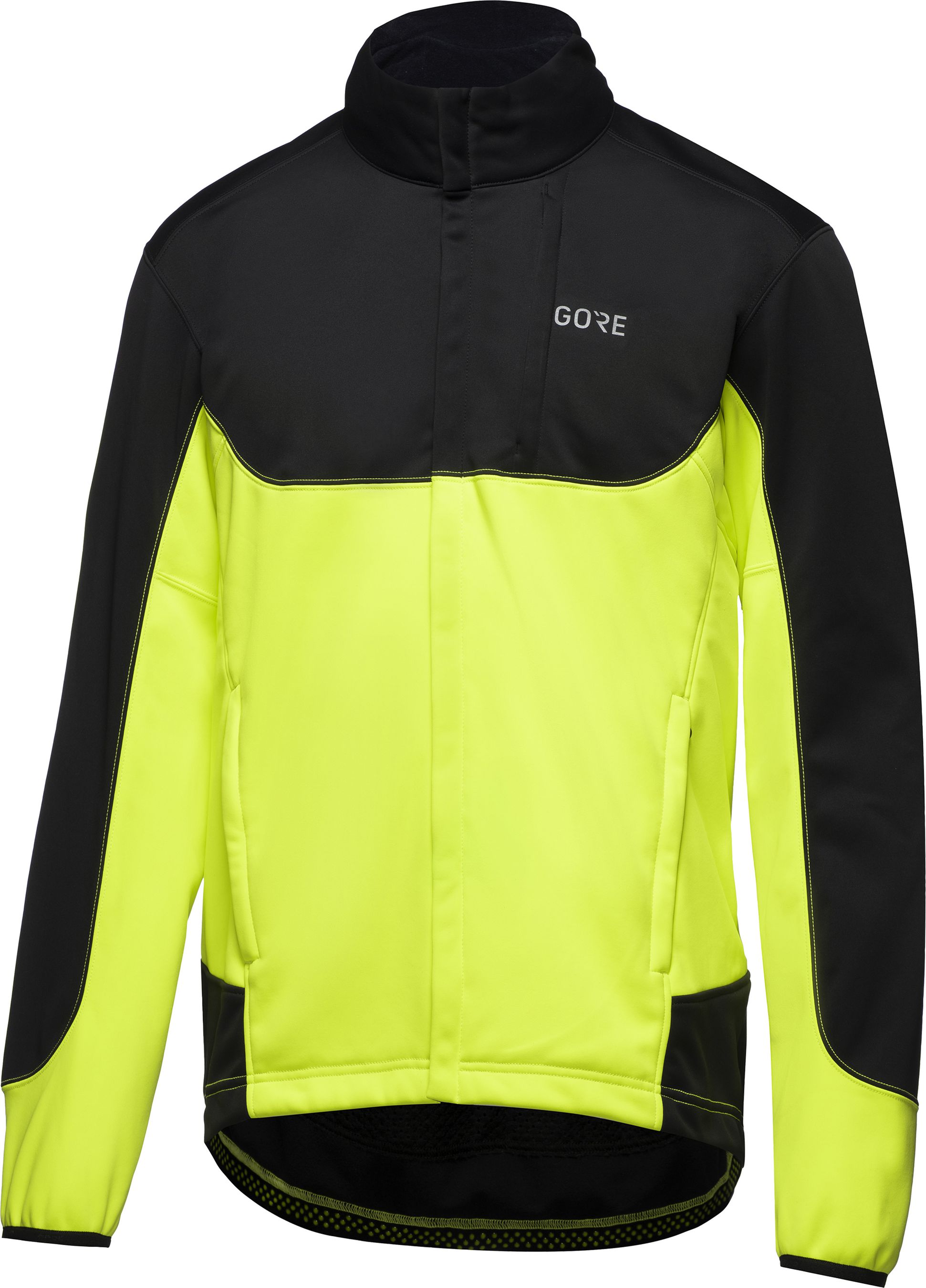 C5 GWS THERMO TRAIL Herren-Softshelljacke / black/neon yellow / M