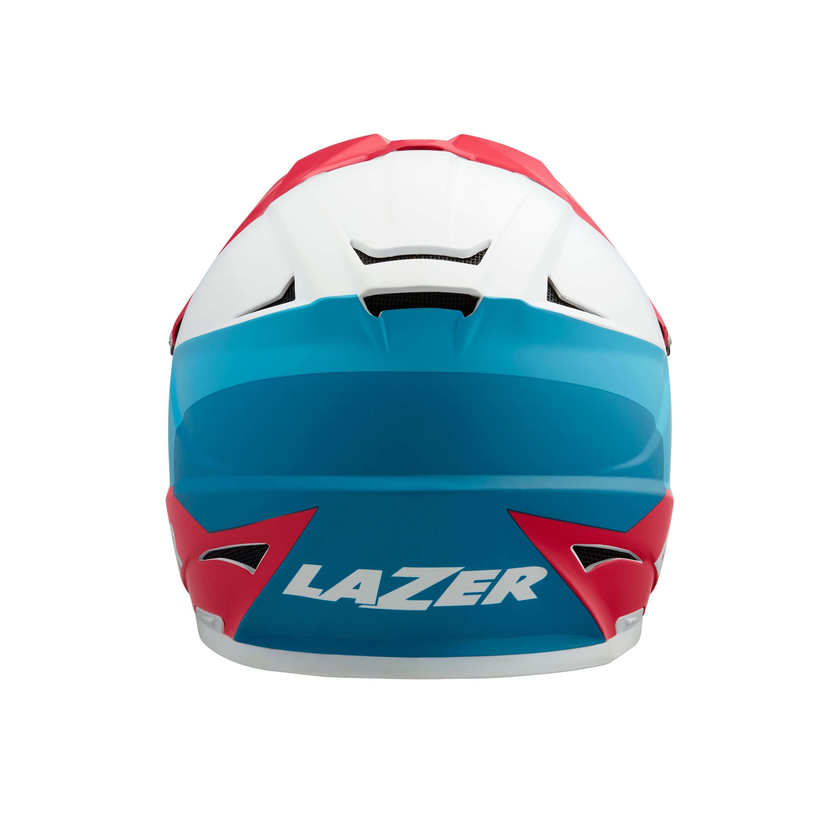 LAZER Unisex Extreme Phoenix+ ASTM Helm / white blue red / L