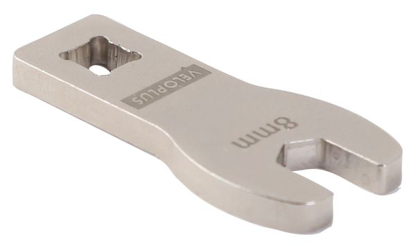 KRÄHENFUSS 8mm für Knarren-Adapter 1/4" / silber